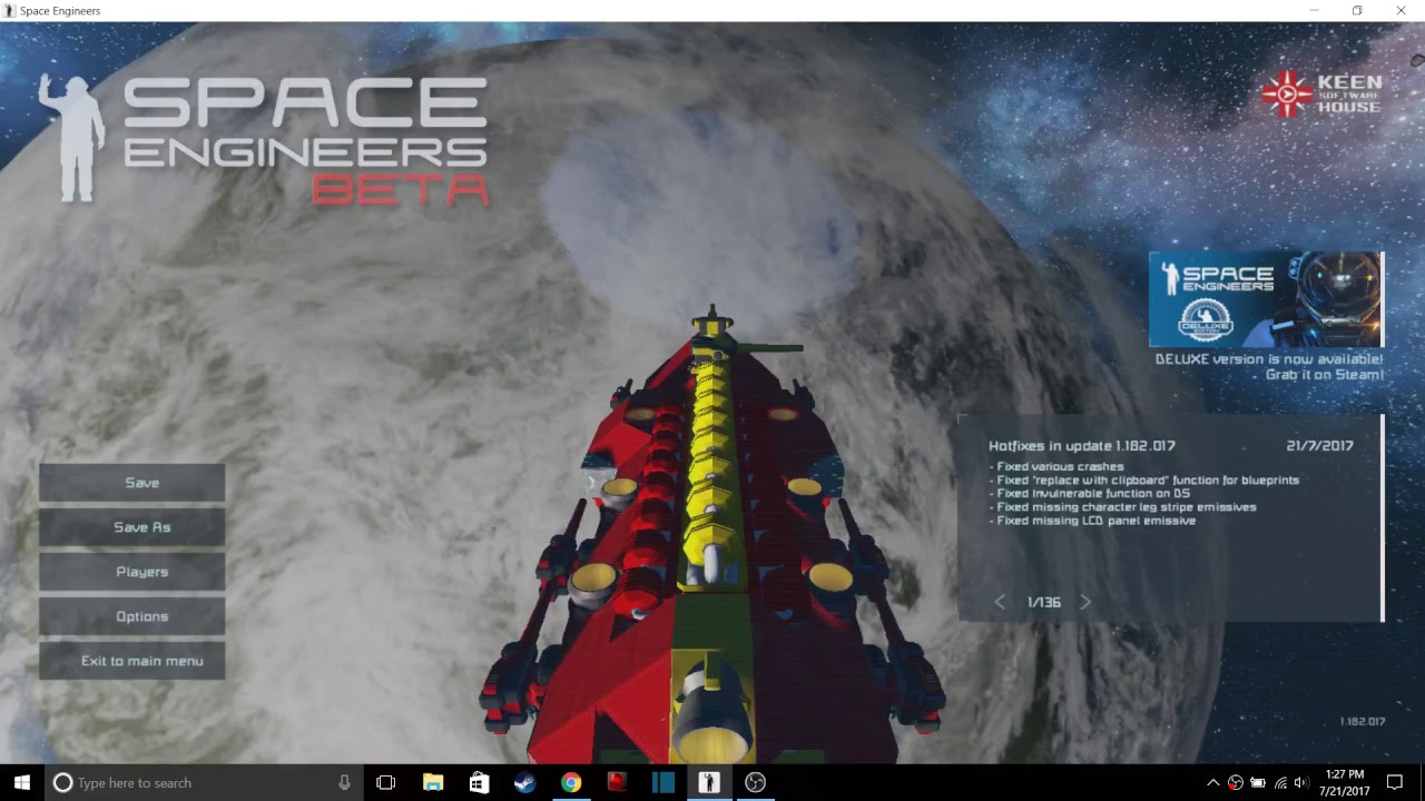 Space engineers making a new base - YouTube