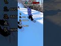 RANKING INSANE SNOWBOARD FAILS #snowboarding #viral #shorts #fail