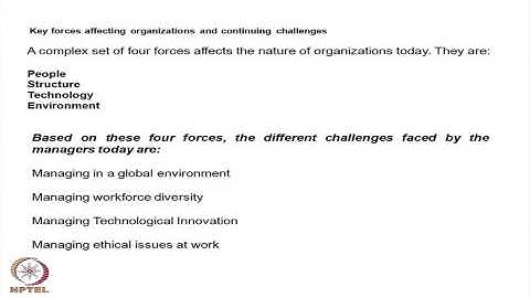 Mod-01 Lec-02 Effectiveness in Organizations