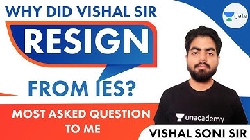 Why did Vishal Sir Resign from IES? Most Asked Question to Me | 🔴 Live at 8:30 PM