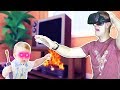 BABY TRIES TO BURN DOWN HIS FAMILY'S HOUSE! - Baby Hands VR HTC VIVE Gameplay