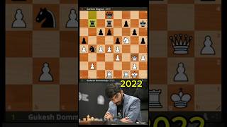 Knight Sacrifice Masterpiece by Gukesh.Gukesh, D - Carlsen, M Speed Chess Ch. 2022.