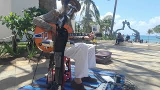 Beach Blues at Playa del Carmen, Mexico