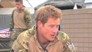 Prince Harry on war