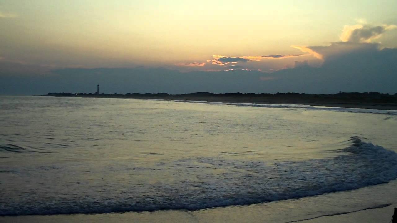 Sunset Cape May New Jersey - Beach Drive Jetty - Aug 2009
