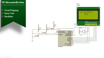 Digital counter with PIC16F628A | Reset , Incremental, Decrement | Simulation