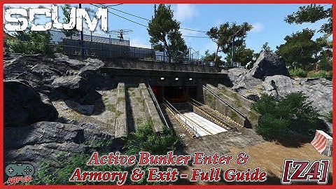 SCUM [Z4] Active Bunker Enter & Armory & Exit - Full Guide
