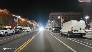 Midnight USA Cruise 🇺🇸 Central Ave Albuquerque (4K Night Drive) Wealth