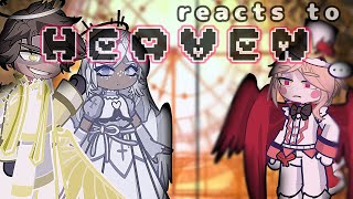 Hazbin HEAVEN Reacts To Lucifer Morningstar | Hazbin Hotel | AU