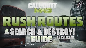 SnD Rush Routes: Underground (MW3: Search and Destroy Guide /Tutorial) ft. KyleStan