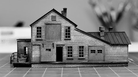 Old Dominion Broom Company by Bar Mills Models build in HO Scale