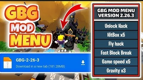 Update!! Blockman Go Mod Menu 2.25.3|Unlimited Gcube, Fly Hack, Speed Run & More 100% Work.