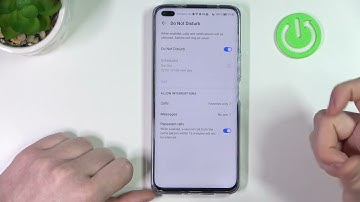 Honor 50 / 50 SE / 50 Lite / 50 Pro - Do Not Disturb Mode Tutorial