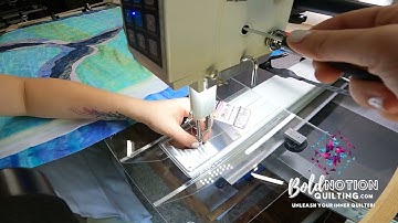 Raise Hopping Foot APQS Machine