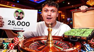 Gambling $25,000 For 25K Subscribers In Las Vegas