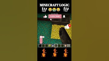 Minecraft water in nether logic is crazy| Part-5 #minecraft #gaming #virakshorts #shorts #fyp #funny