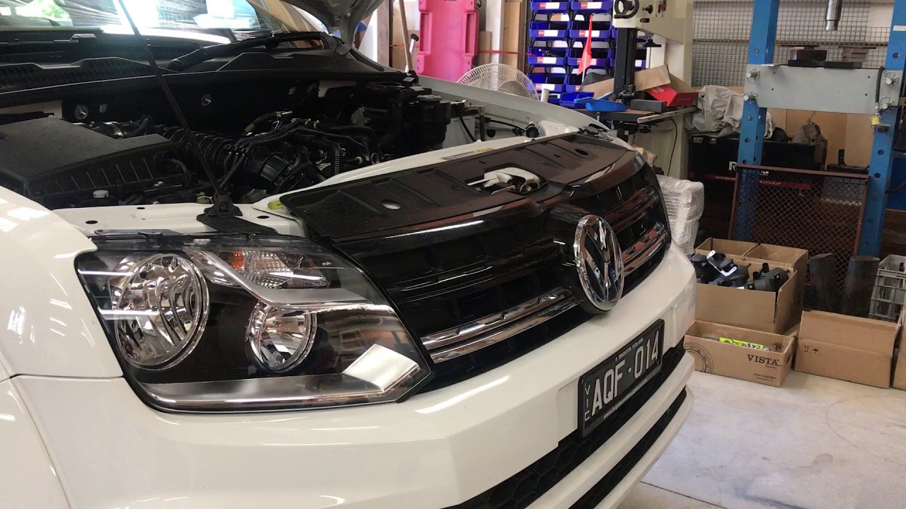 2017 VW Amarok V6 grill removal made easy. YouTube