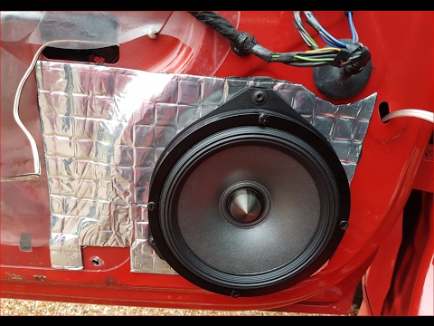 Alpine SPR-60C/50 door speaker install | Corsa D | Orion HCCA