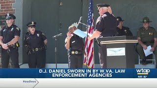 West Virginia law enforcement honor cancer survivor DJ Daniel