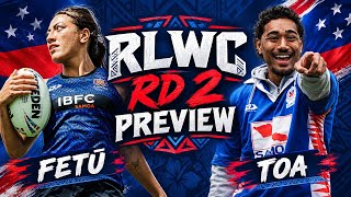 RLWC 2026 RD 2 - FETŪ SAMOA vs WALES & TOA SAMOA vs PNG PREVIEW 🇼🇸 