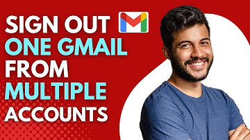 How to Sign Out One Gmail Account from Multiple Accounts - QUICK TUTORIAL