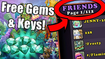 My Singing Monsters FRIEND CODES | 2023 | Free GEMS and KEYS!!!!