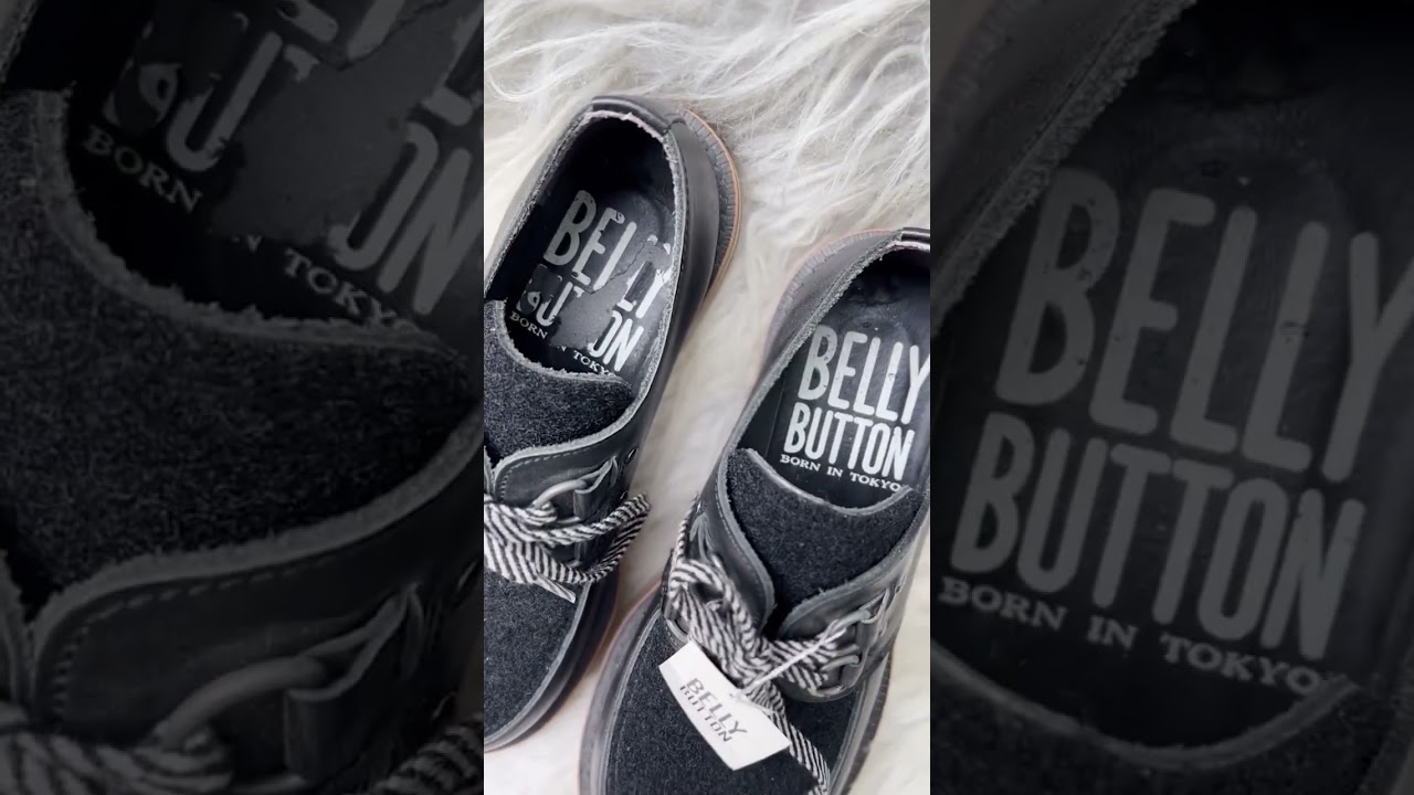 免運】tokyo bopper / belly button 日本絕版真皮牛皮革手工鞋shoe 