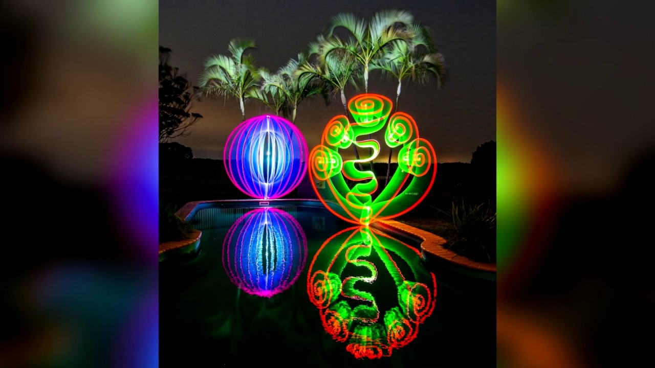 Light Painting Tutorial, How to Light Paint Spirals