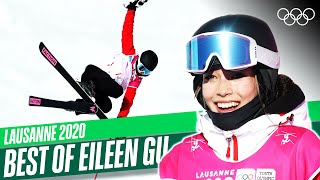 🇨🇳 Eileen Gu was ON FIRE at the Youth Olympics! 🔥⛷