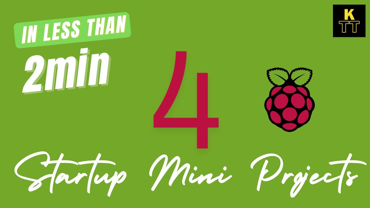 Four Simple Raspberry Pi Mini Projects anyone can do *in less than 2min ...