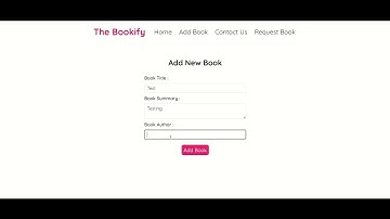Bookify | MERN Stack Project |