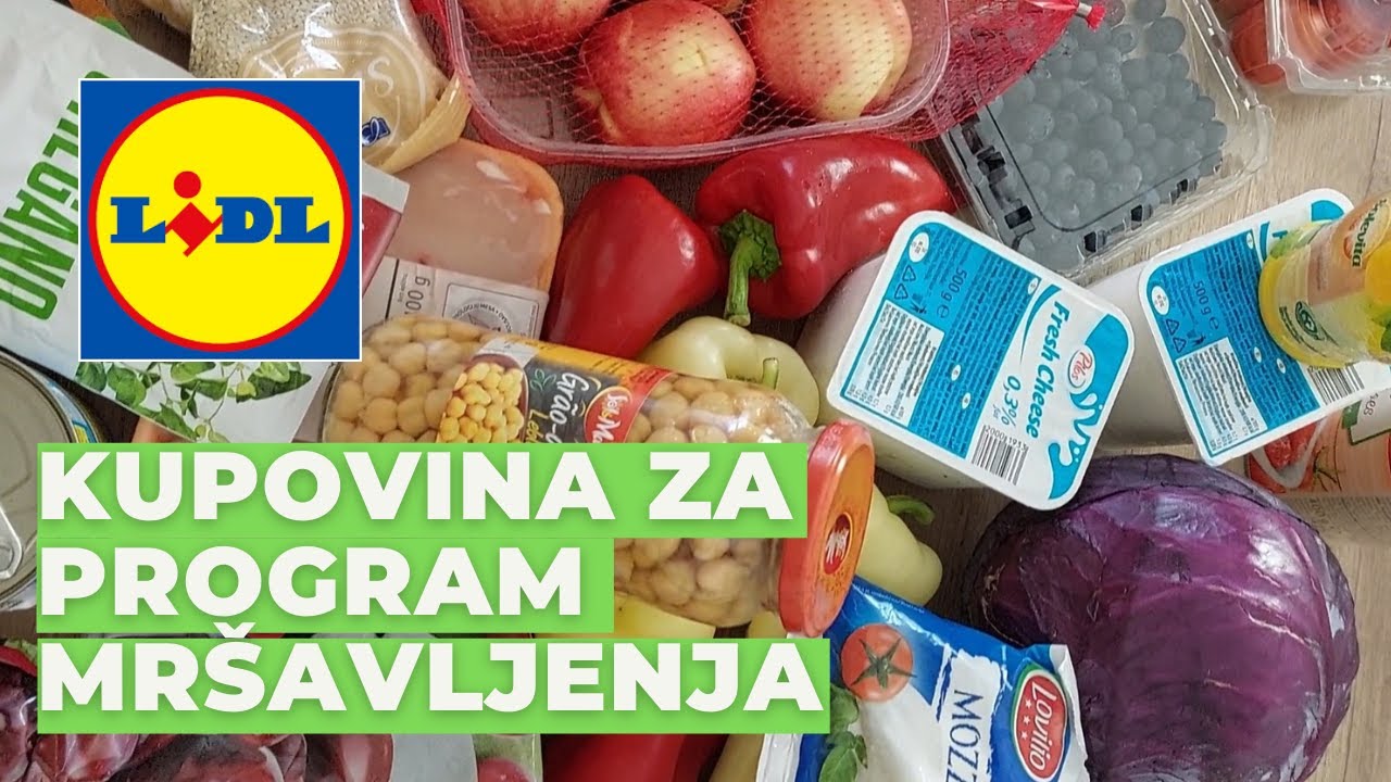 Lidl kupovina za program za mršavljenja YouTube
