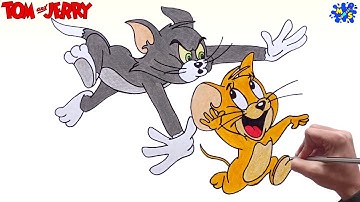 How to Draw Tom and Jerry Step by Step