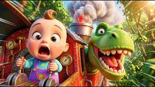 Choo Choo Train with Dinosaurs Adventure 🚂 Nursery Rhymes & Baby Songs for Kids | Fun Dinosaur