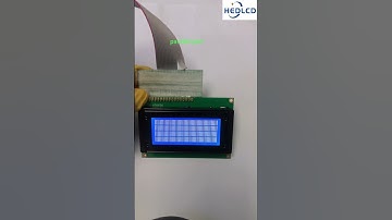 16*4 character dot-matrix LCD module, blue. #electronic