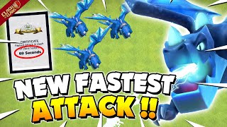 the FASTEST E-Dragon attack ever seen in Clash of Clans