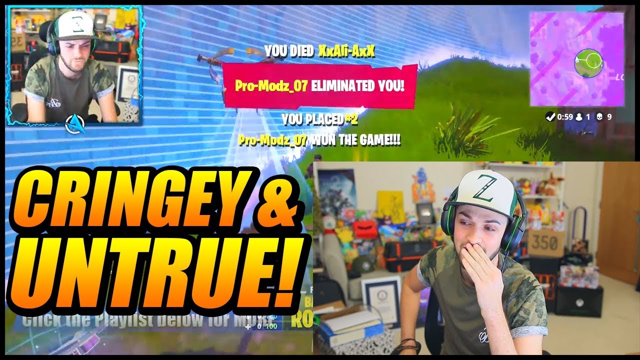 ALI A's Cringey Clickbait FORTNITE FAIL! - YouTube