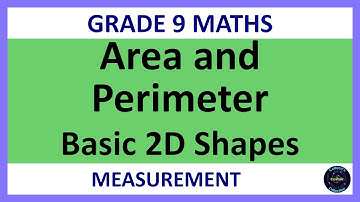 Grade 9 Maths Term 2 Lesson 12   Area and Perimeter of Basic Shapes