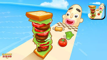 Sandwich Runner - Gameplay Walkthrough Part 1 - Basic Solution Levels To Play (iOS, Android)