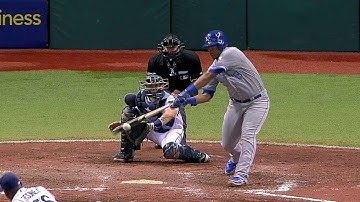 KC@TB: Perez rips an RBI double into left field