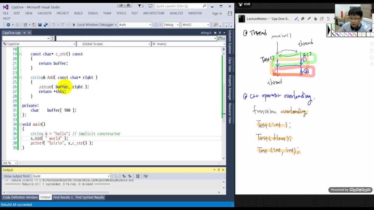 사이드커뮤니티 C++ operator overloading01 operator function - YouTube