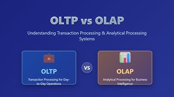 OLTP vs OLAP: Understanding Transactional & Analytical Database Systems