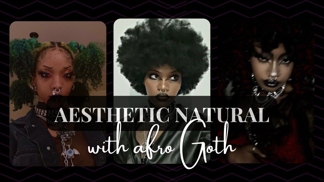 7 Goth Hairstyles for Curly Hair - Updos, Colors, & More