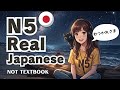 Japanese Listening Practice N5 | Real Life Moments #10 (Not Textbook)