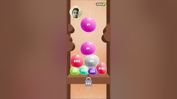 jelly Blob Merge 3d 2048 #4maxgaming #blobmerge3d #shorts