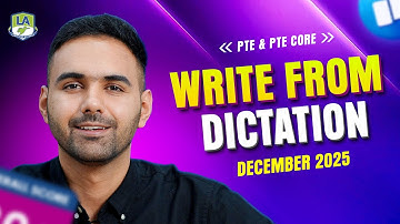 PTE Listening Write From Dictation | Most Repeated Questions | PTE Academic & PTE Core December 2025