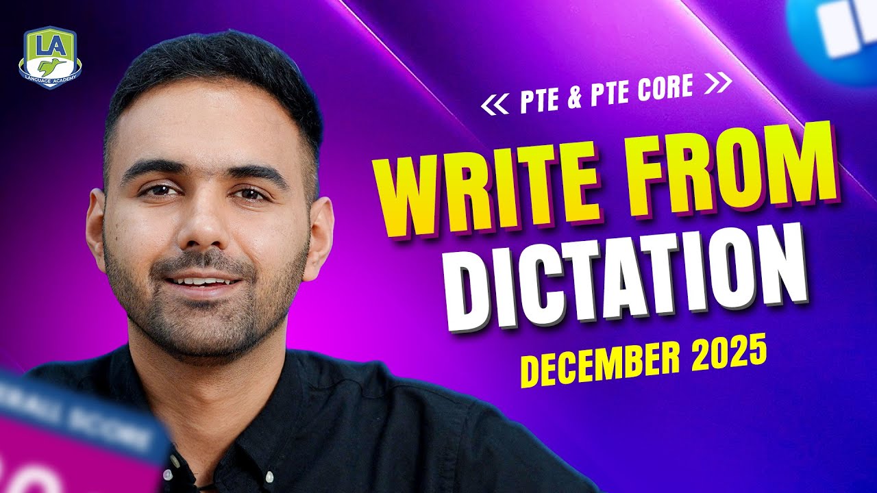 PTE Listening Write From Dictation | Most Repeated Questions | PTE Academic & PTE Core December 2025