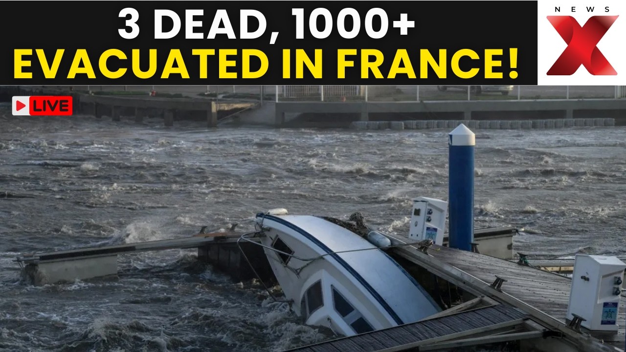France Floods LIVE | France Grapples with Storm Nils Floods, 450,000 ...