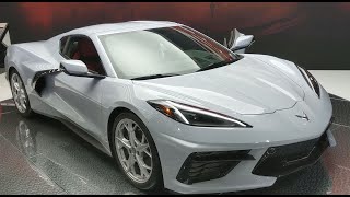 2020 C8 Corvette in Ceramic Matrix Gray Metallic - 2019 LA Auto Show