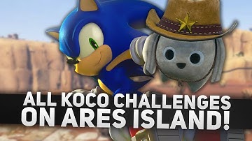 Sonic Frontiers - All Open-Zone Koco Challenges on Ares Island in Update 2!